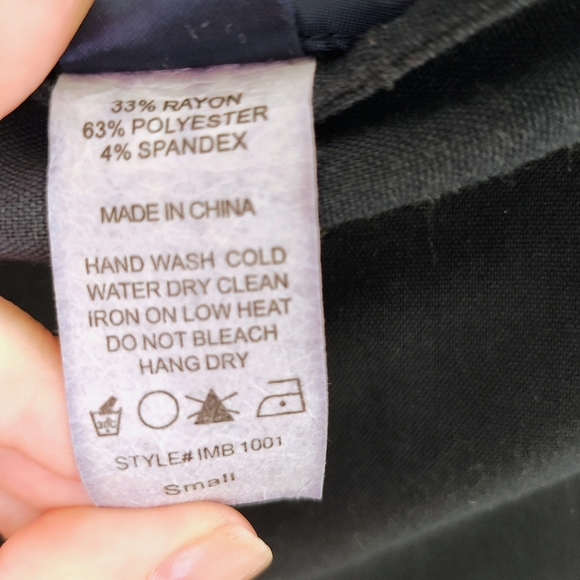 Blue Rain Small Navy Button Shorts - Picture 5 of 5